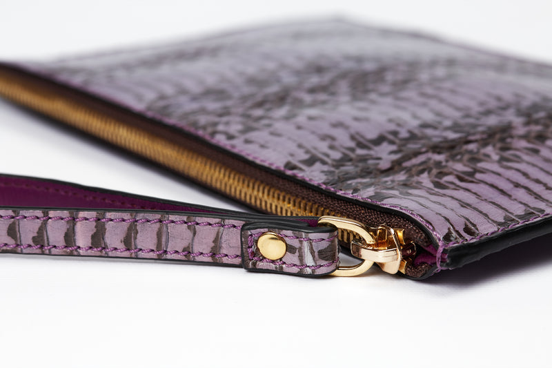 POCHETTE COCCA CON LIVREA LILLA