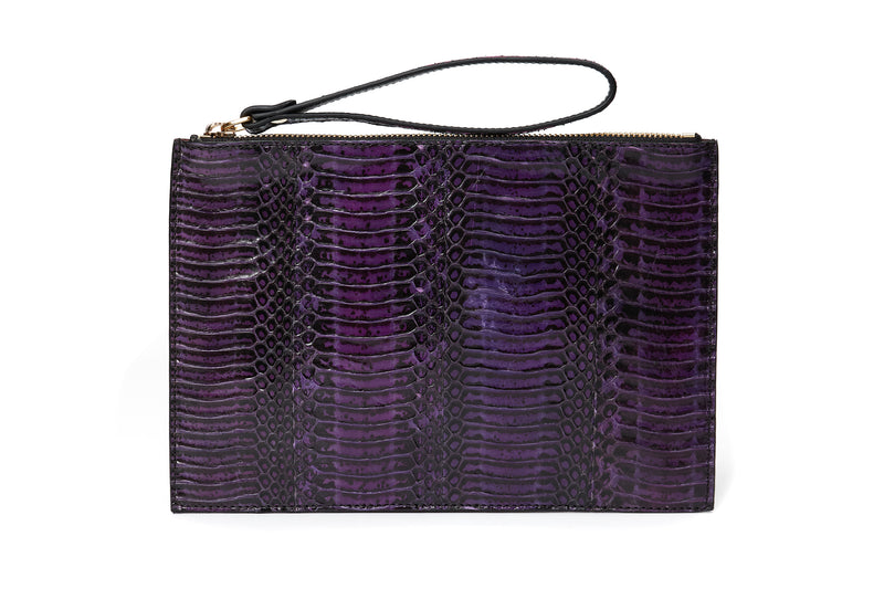 POCHETTE COCCA CON LIVREA VIOLA