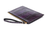 POCHETTE COCCA CON LIVREA VIOLA