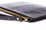 POCHETTE COCCA CON LIVREA VIOLA