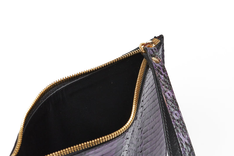 POCHETTE COCCA CON LIVREA VIOLA