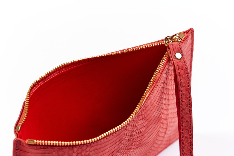 POCHETTE COCCA CORALLO