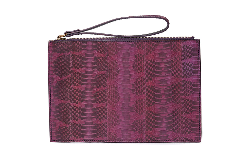 POCHETTE COCCA CON LIVREA BORGOGNA