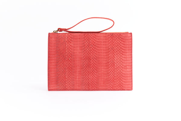POCHETTE COCCA CORALLO