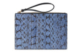 POCHETTE COCCA CON LIVREA AZZURRA